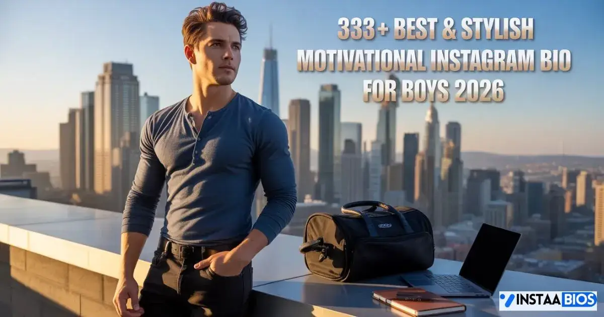 Motivational Instagram Bio for Boys