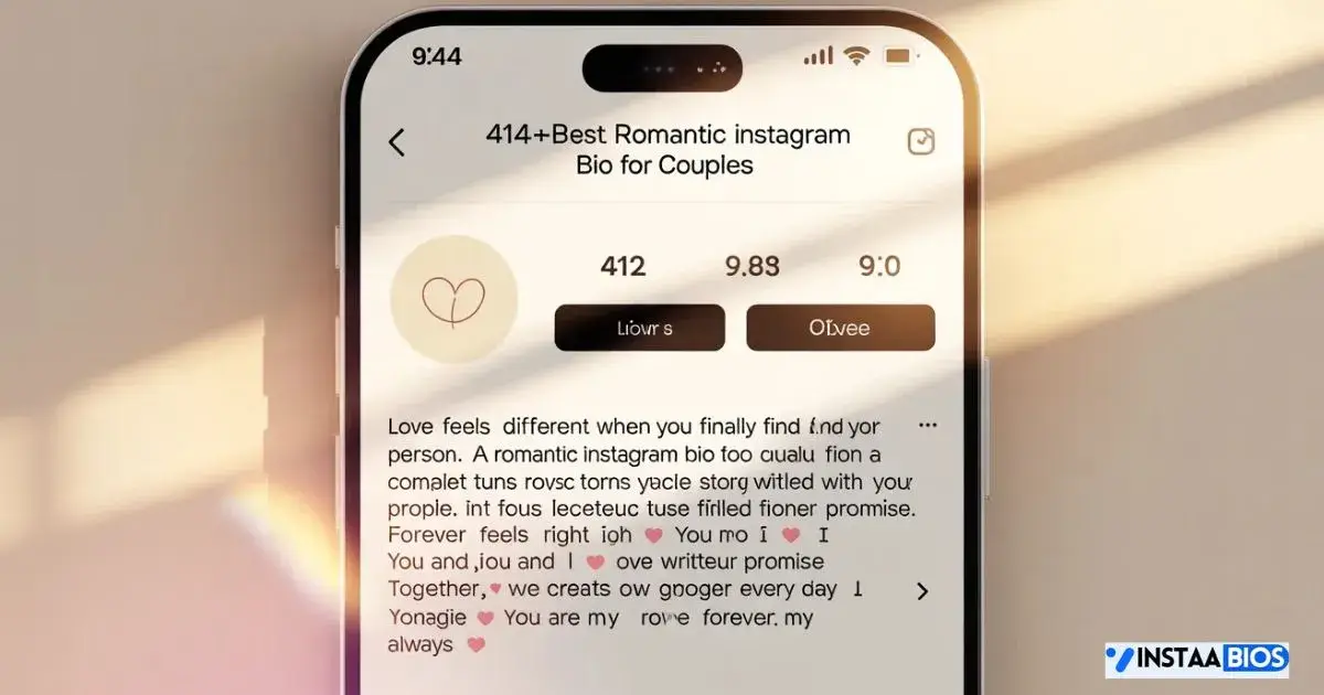 Romantic Instagram Bio For Couples