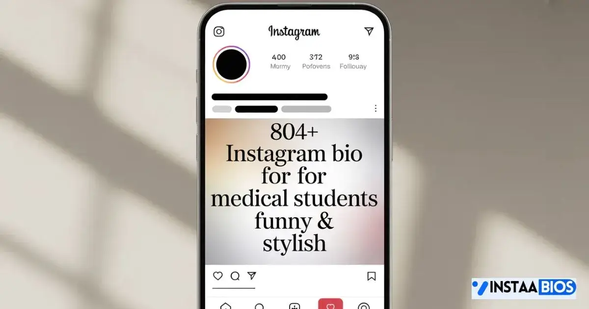 Instagram Bio For Medical Students