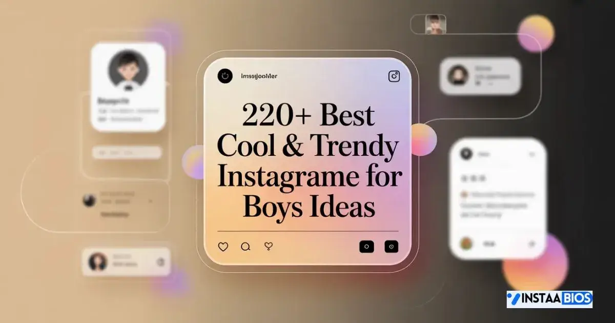 Instagram Username For Boys