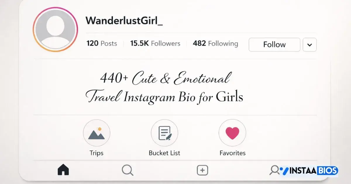 Travel Instagram Bio for Girls