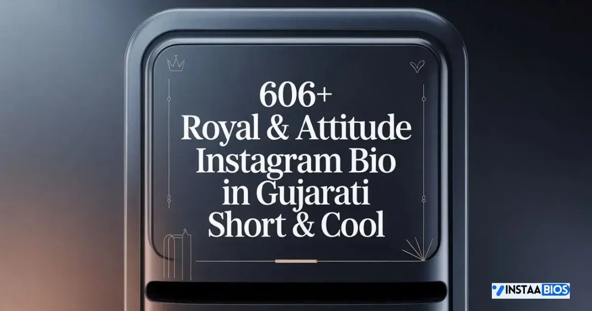 Instagram Bio In Gujarati