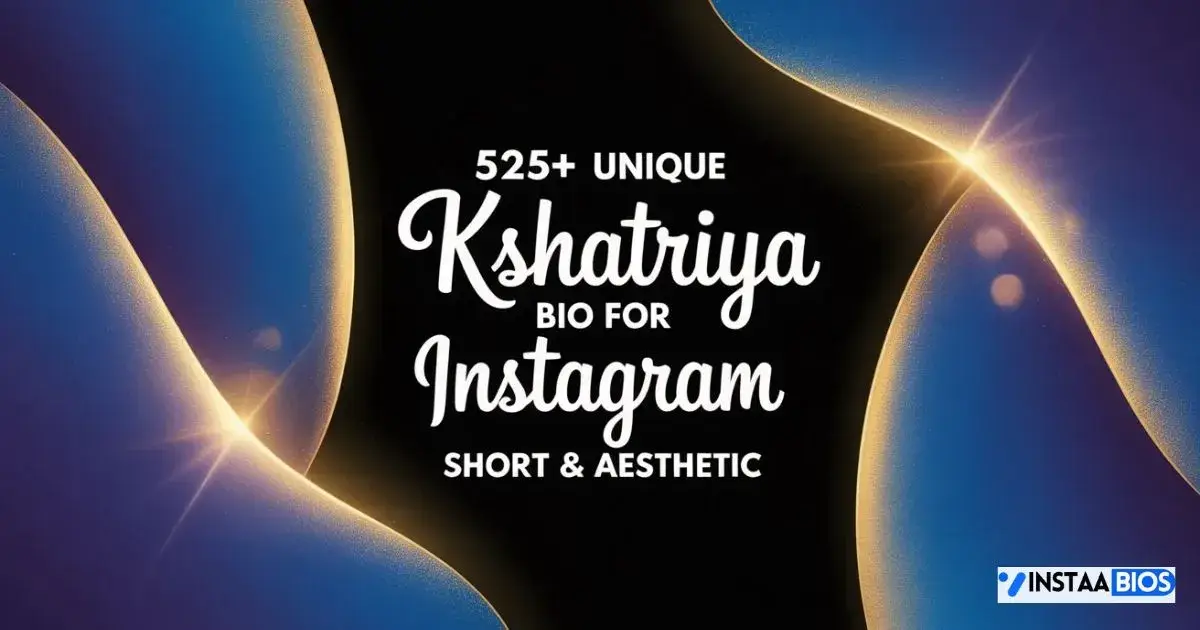 Kshatriya Bio For Instagram