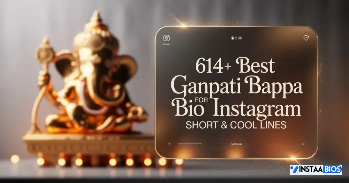 Ganpati Bappa Bio For Instagram