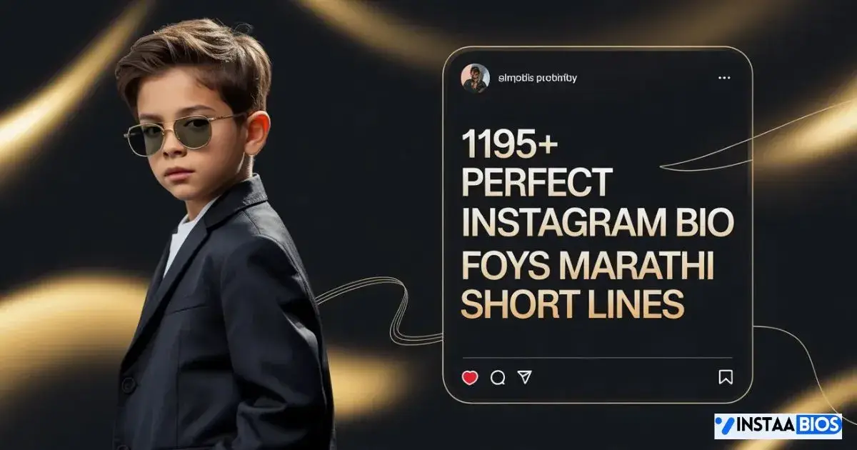 Instagram Bio For Boys Marathi