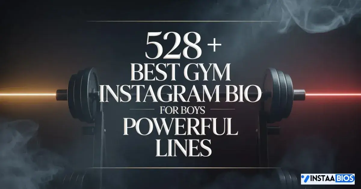 Gym Instagram Bio For Boys