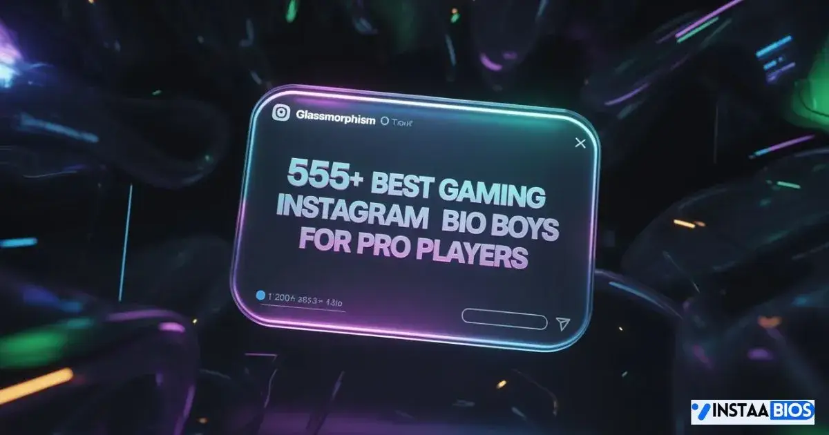 Gaming Instagram Bio For Boys