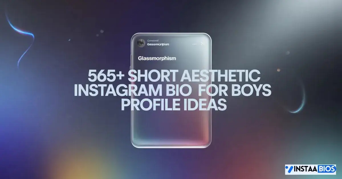 Aesthetic Instagram Bio For Boys